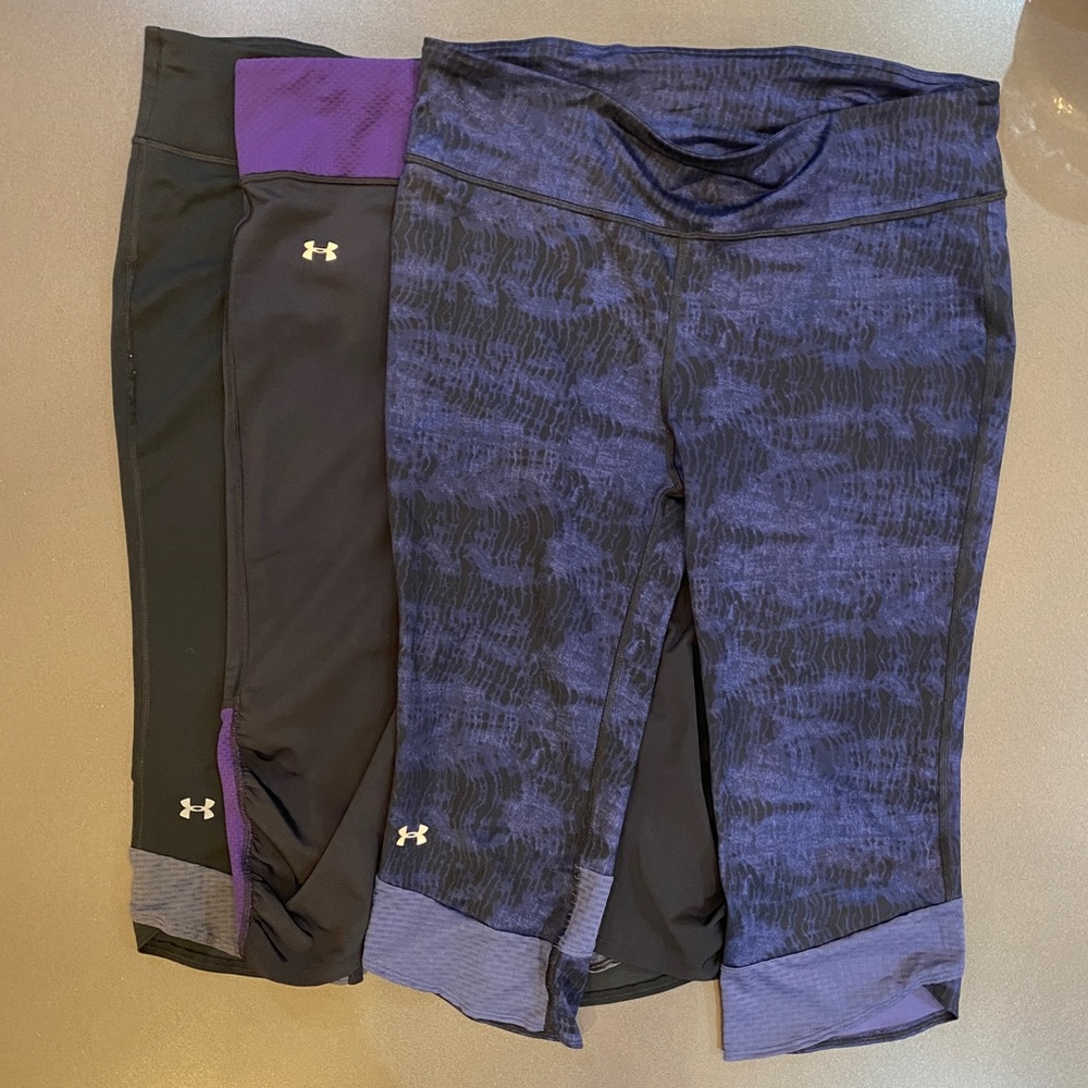 LOT: (3) UNDER ARMOUR Compression Capris